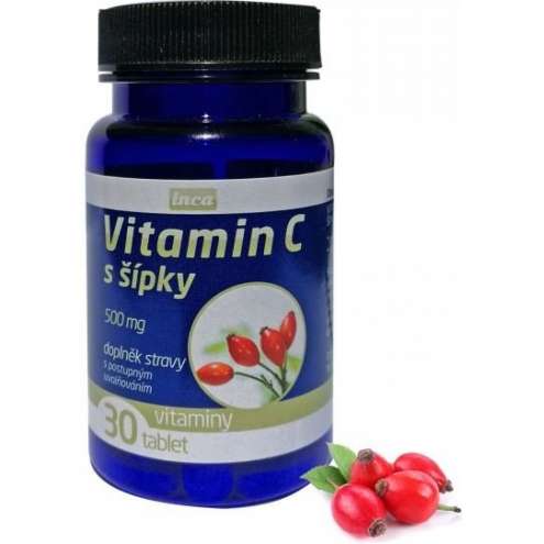 Inca VITAMIN C 500mg with rosehips tbl.30